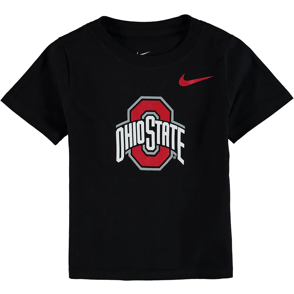 Toddler Nike Black Ohio State Buckeyes Logo T-Shirt