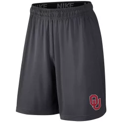 Youth Nike Anthracite Oklahoma Sooners Performance Fly Shorts
