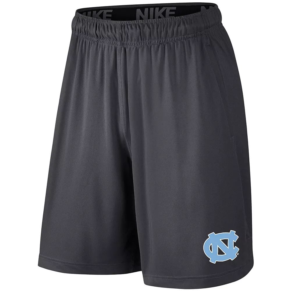 Youth Nike Anthracite North Carolina Tar Heels Performance Fly Shorts