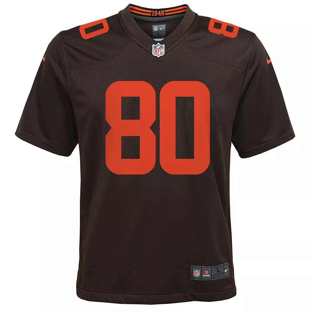 Youth Nike Jarvis Landry Brown Cleveland Browns Alternate Game Jersey - Image 3