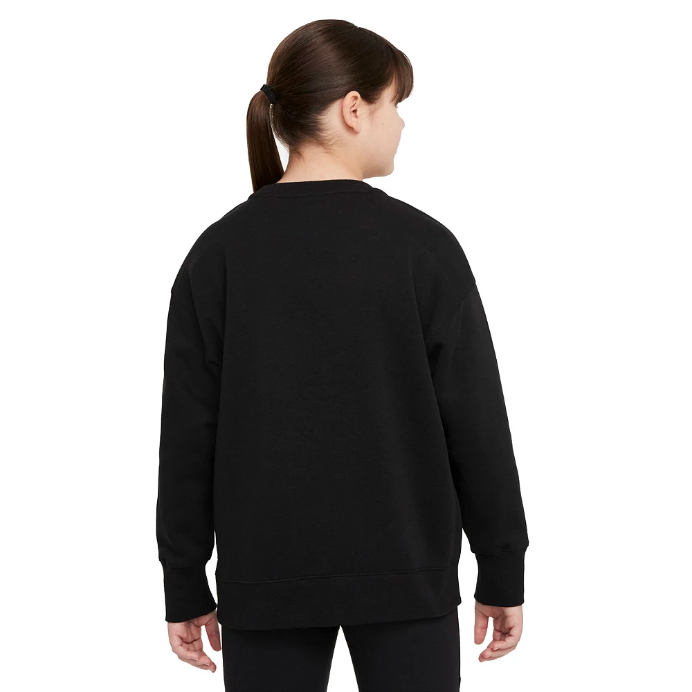 Girls 7-16 Nike Club Fleece Crew Sweatshirt - Image 8