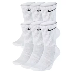 Boys Nike 6-Pack Everyday Cushioned Training Crew Socks