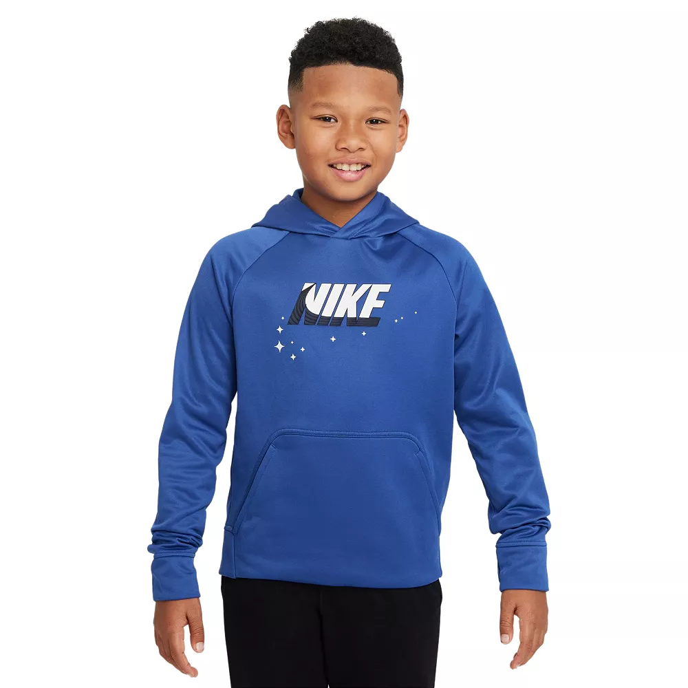 Boys 8-20 Nike Therma-FIT Graphic Training Hoodie - Image 4