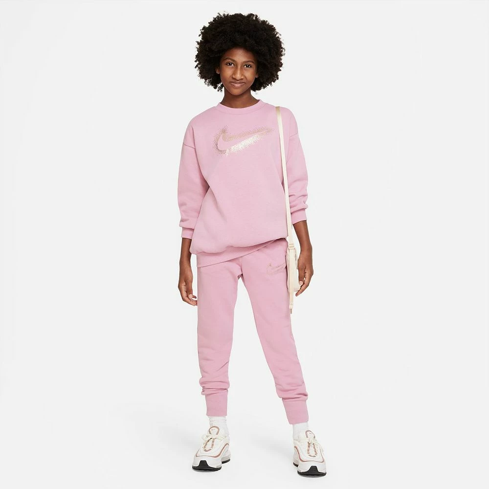Girls 7-16 Nike Icon Fleece Crew Sweatshirt - Image 5