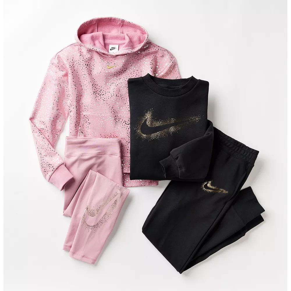 Girls 7-16 Nike Icon Fleece Crew Sweatshirt - Image 7