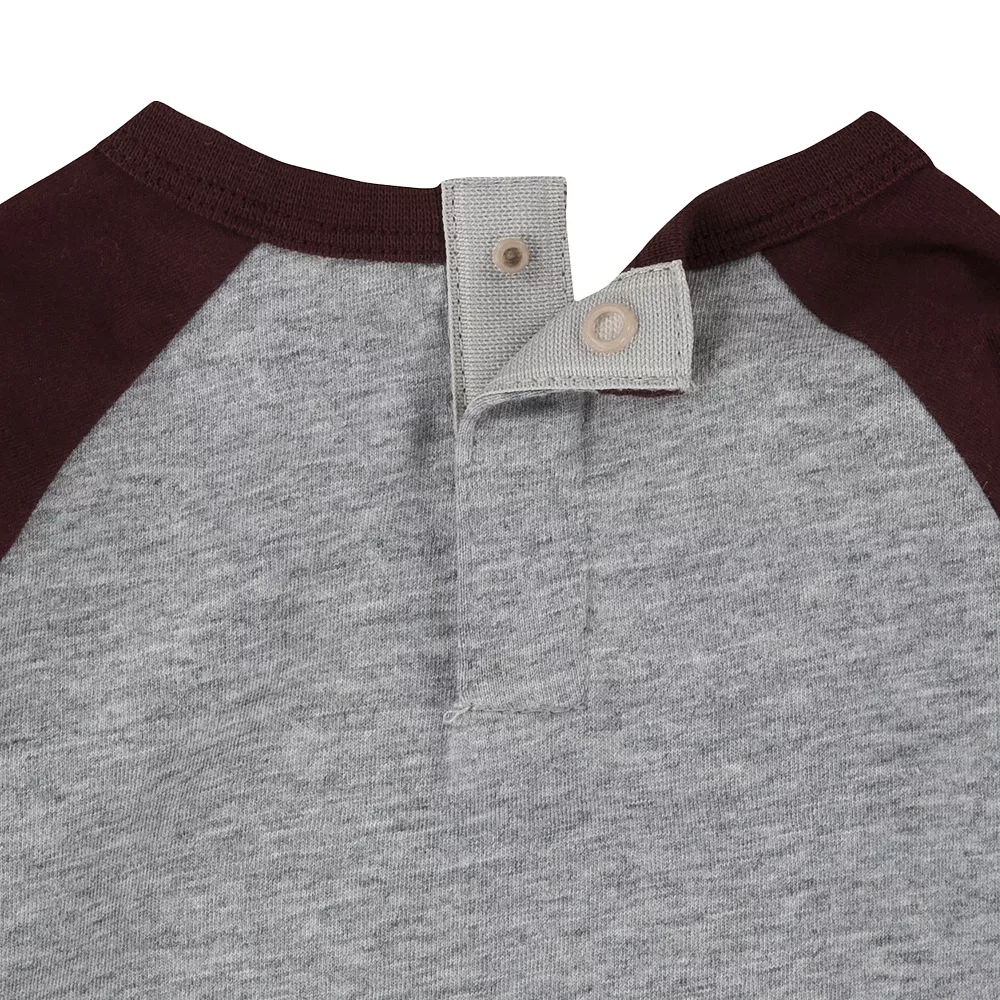 Baby Boy Nike "Just Do It." Raglan Graphic Bodysuit & Jogger Pants Set - Image 4