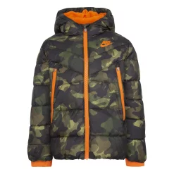 Boys 4-7 Nike Windrunner Allover Print Puffer Jacket