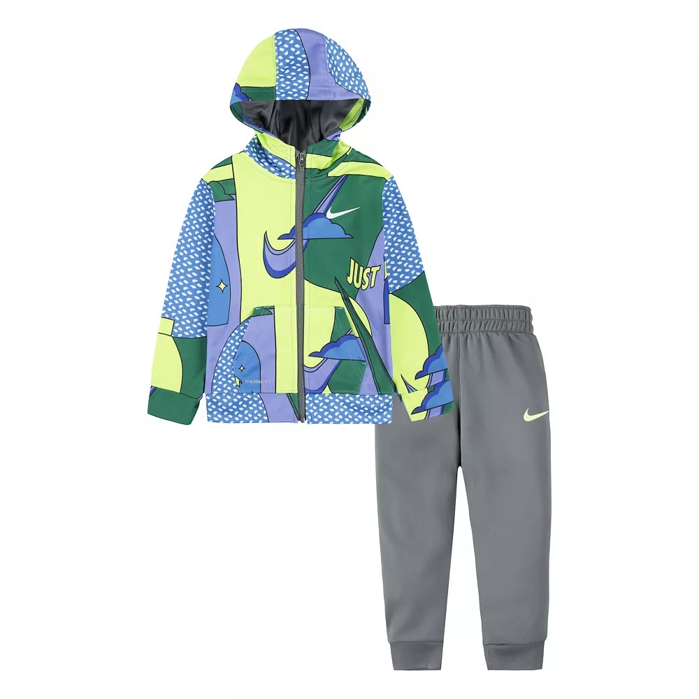 Toddler Boys Nike All Day Play Printed Hoodie and Joggers Set
