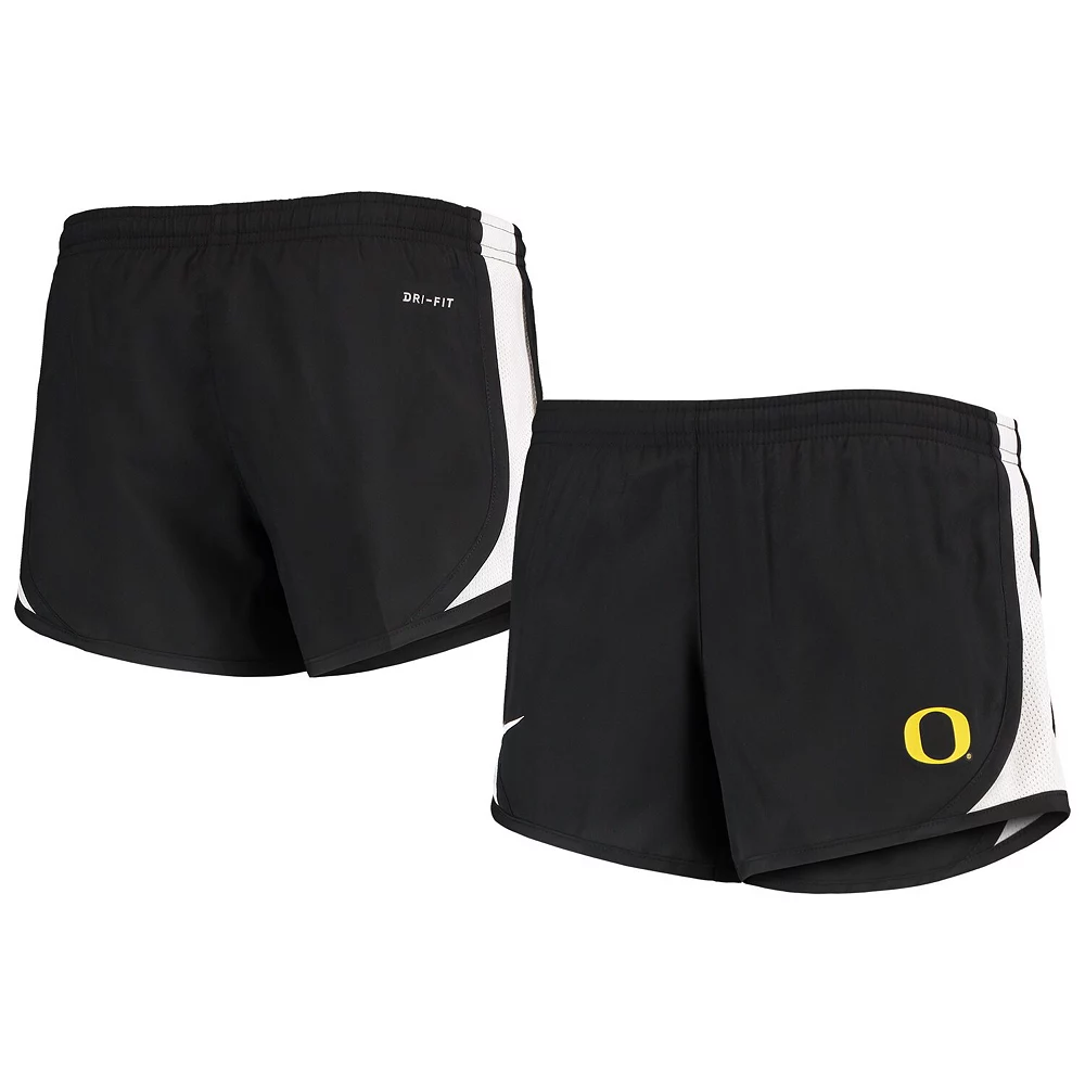 Girls Youth Nike Black Oregon Ducks Tempo Performance Shorts