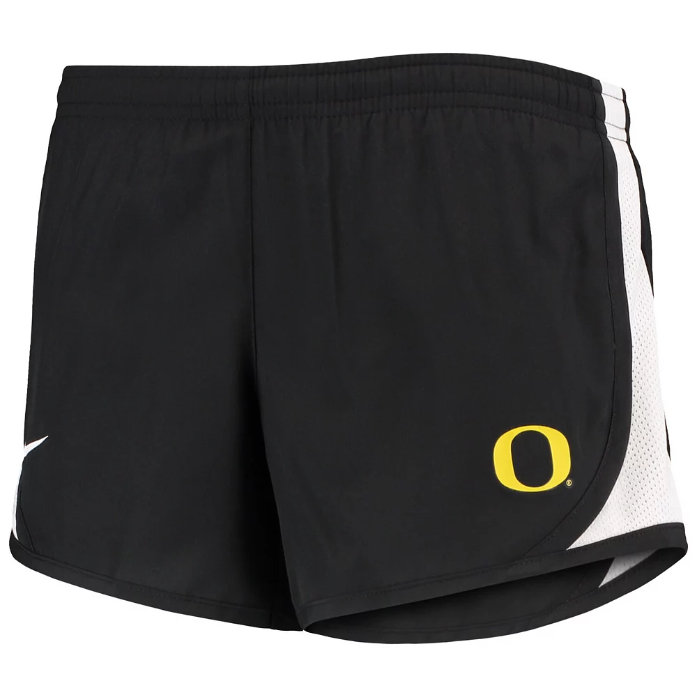Girls Youth Nike Black Oregon Ducks Tempo Performance Shorts - Image 3