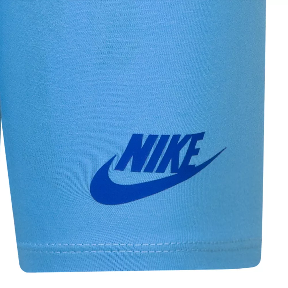 Girl 4-6x Nike Boxy Tee and Bike Shorts Set - Image 8