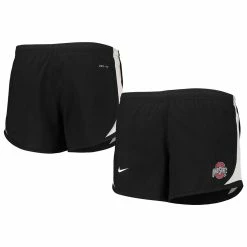 Girls Youth Nike Black Ohio State Buckeyes Tempo Performance Shorts