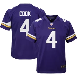 Youth Nike Dalvin Cook Purple Minnesota Vikings Team Game Jersey