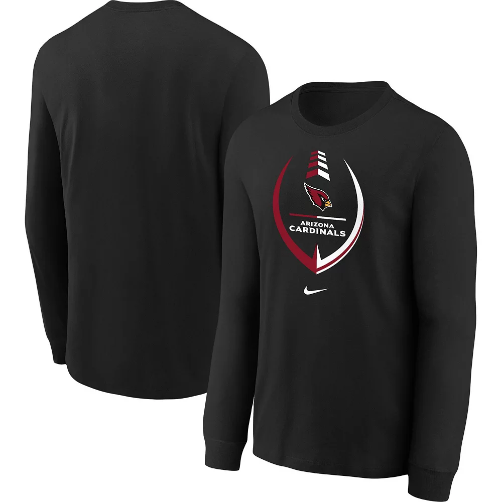 Toddler Nike Black Arizona Cardinals Icon Long Sleeve T-Shirt - Image 2