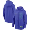 Youth Nike Blue Brazil National Team Club Fleece Full-Zip Hoodie